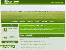Tablet Screenshot of gentraco.com.vn